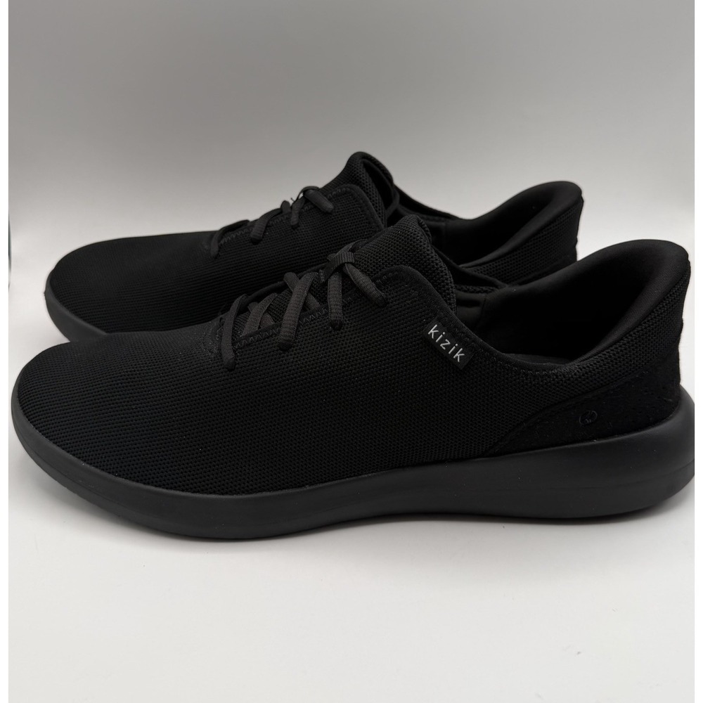 Kizik Madrid Eco Knit Men's Shoes Sz 13 Black Hands Free Sneakers DMADBK02